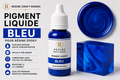 Bleu – Pigment Liquide pour Résine Époxy