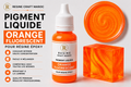 Orange Fluorescent – Pigment Liquide pour Résine Époxy