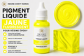 Jaune Fluorescent – Pigment Liquide pour Résine Époxy