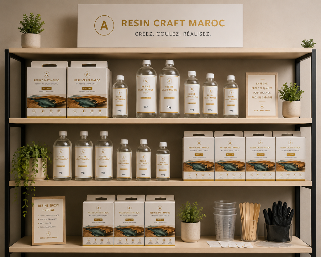 PACK 1 –Kit Résine Époxy Cristal – 1,5 kg